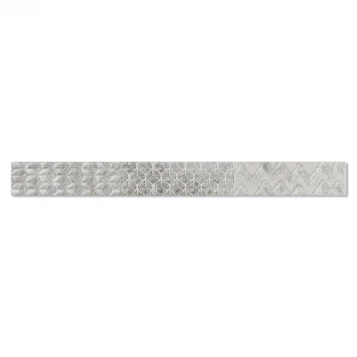 Dekor Veggflis <strong>Marne</strong>  Grå Matt 6x60 cm